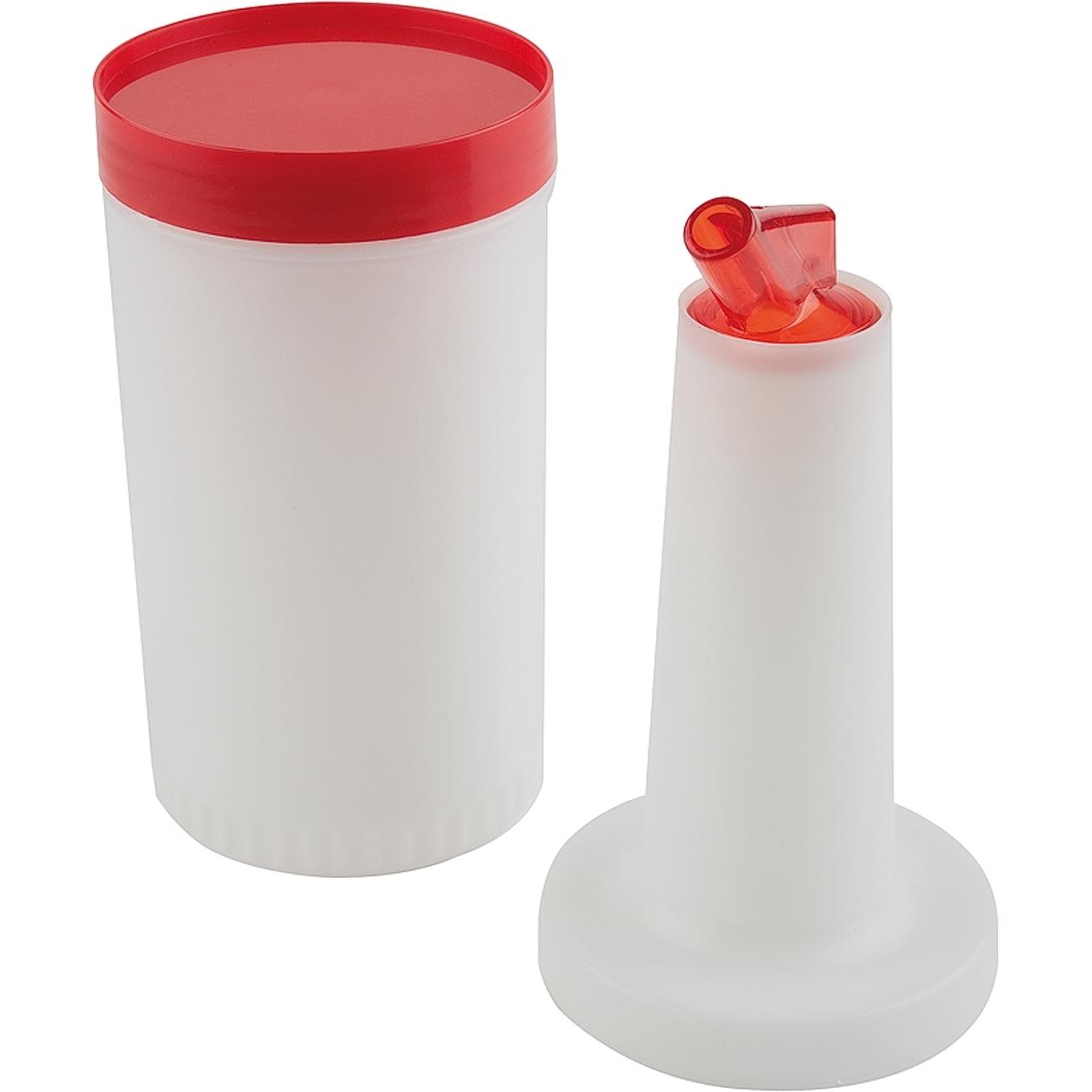 Thumbnail - APS, Bar Zubehör, Dosier-/Vorratsflasche Kunststoff, Inhalt 1 Liter, rot (Barmass)