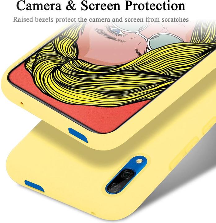 Produktbild Cadorabo TPU Liquid Silicone Case Cover (Huawei P Smart Z, Huawei Enjoy 10 Plus, Huawei Y9 Prime (2019))
