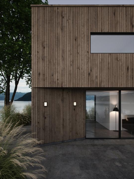 Produktbild Nordlux Nestor, Wandleuchte, Sens., Schwarz (550 lm, IP44)