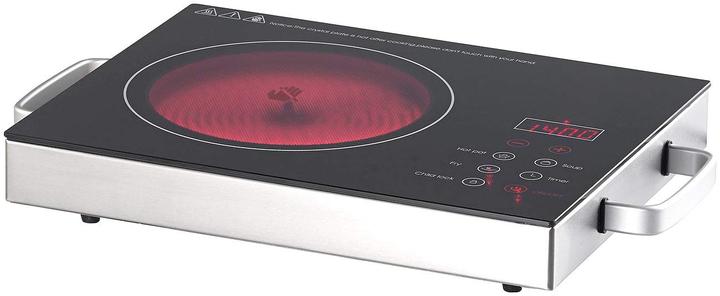 Immagine prodotto Rosenstein & Söhne Piano di cottura in vetroceramica con calore a infrarossi e pannello di controllo a sfioramento