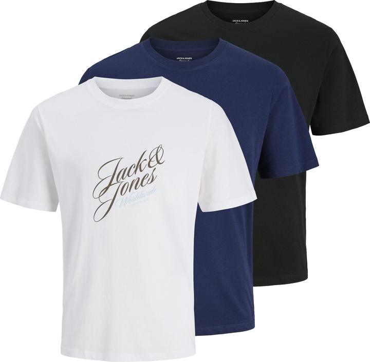 Produktbild Jack & Jones T-Shirt Inwood Kurzarmshirt im Dreierpack (XXL)