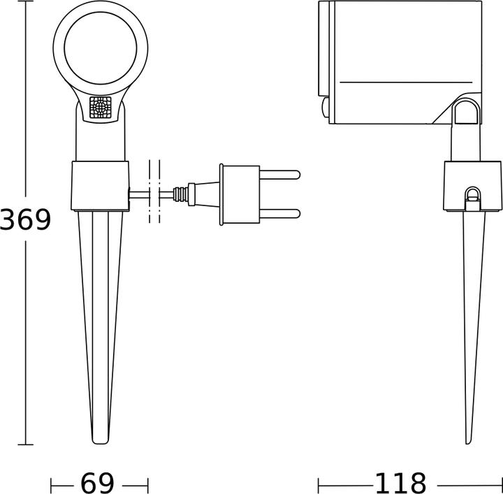 Produktbild Steinel Spot Garden (520 lm, GU10, IP44)