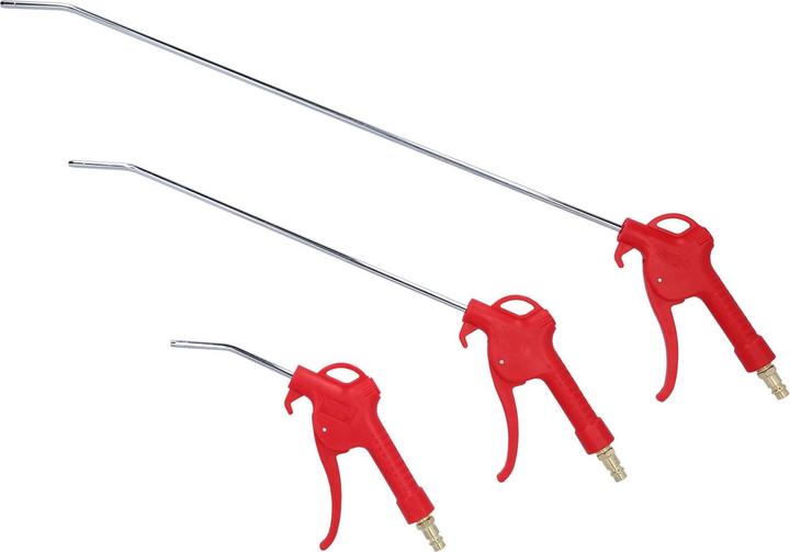 Actual product image KS Tools Druckluft-Ausblaspistolen-Satz, 3-tlg, 95-510 mm