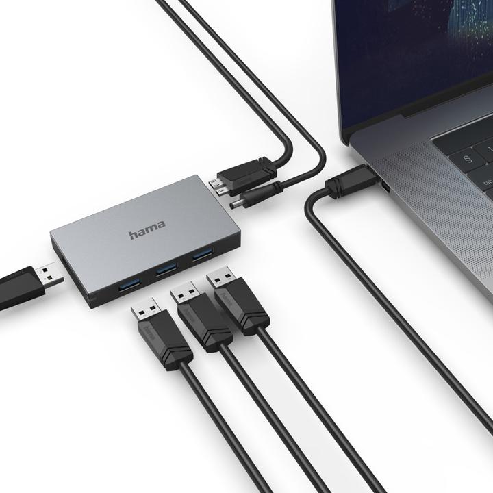 Image du produit Hama Hub USB 3.0 (USB-C, 4 ports)