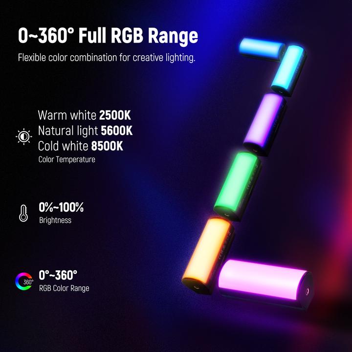 Actual product image Neewer Lamp TL96RGB LED RGB 2500-8500K