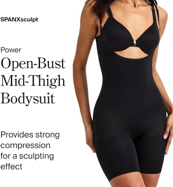 Produktbild Spanx Body a Busto Aperto di Mezza Coscia Serie Power (XL)