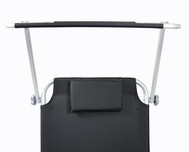 Actual product image VCM Sun lounger with wheels and sun canopy (165 cm)