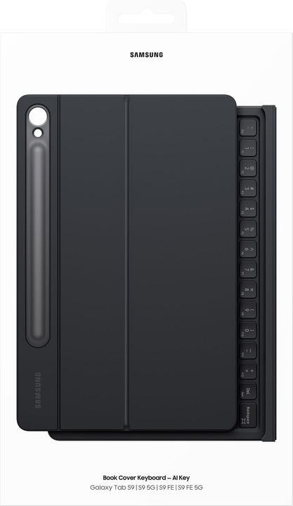 Produktbild Samsung Galaxy Book Cover Keyboard mit AI (Eng. Int., Galaxy Tab S9, Samsung Galaxy Tab S10 FE, Galaxy Tab S9 FE)