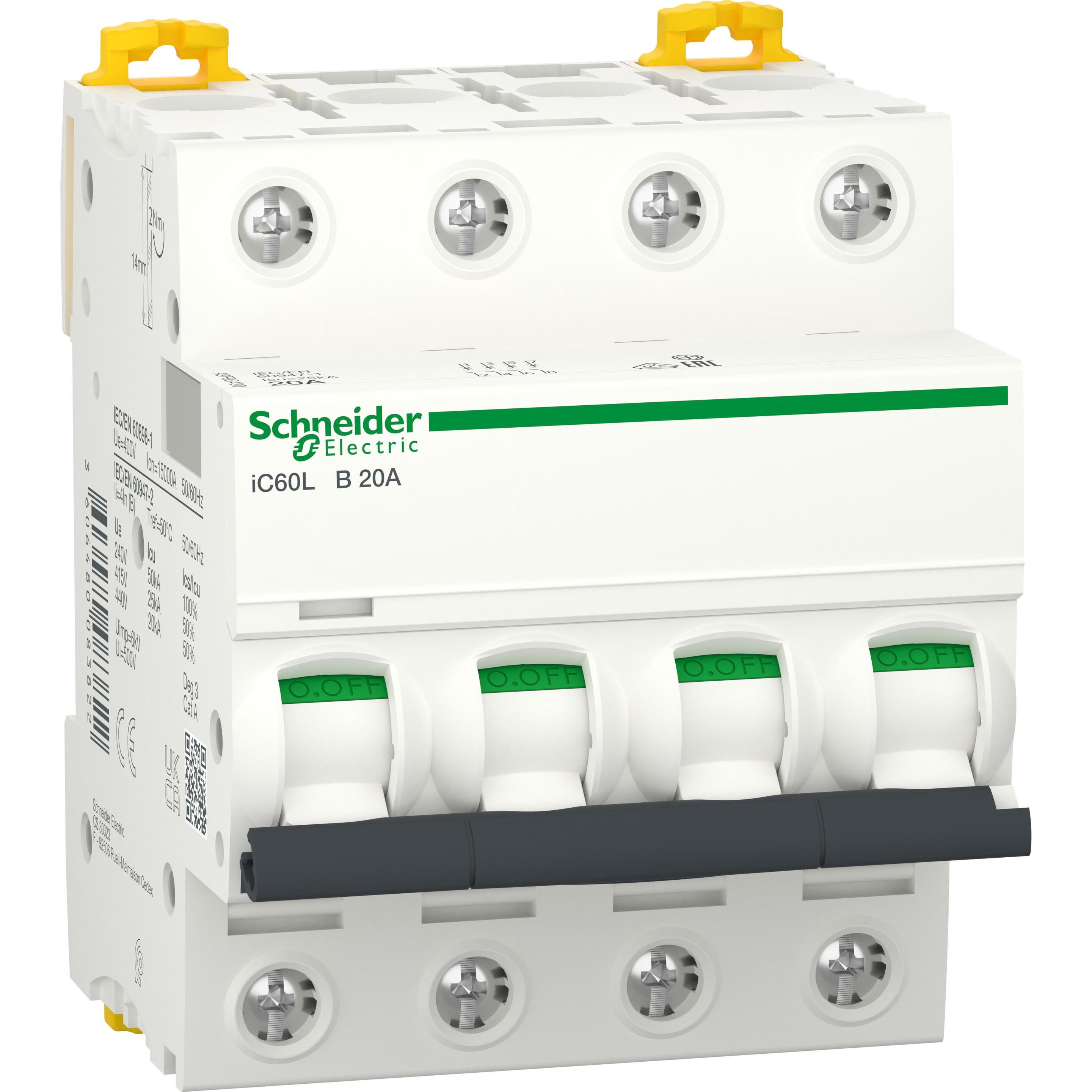 Thumbnail - Schneider Electric, Schutzschalter, LSSchalter iC60L 4p