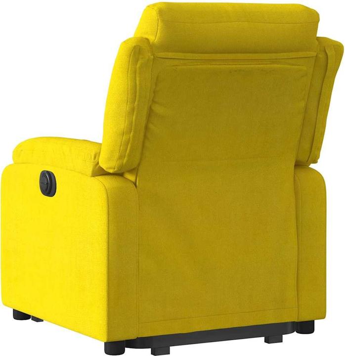 Immagine prodotto VidaXL Poltrona reclinabile Poltrona ausiliaria Stand-up Poltrona TV Poltrona reclinabile in velluto giallo
