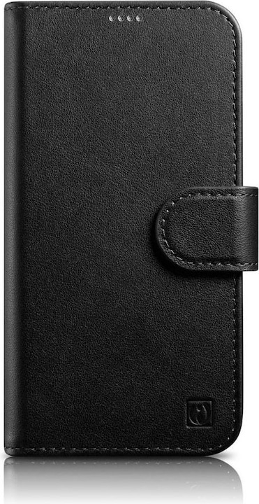 Produktbild iCarer Wallet Case 2 in1 Hülle iPhone 14 Leder Flip Cover AntiRFID schwarz (WMI14220725-BK) (Apple iPhone 14)