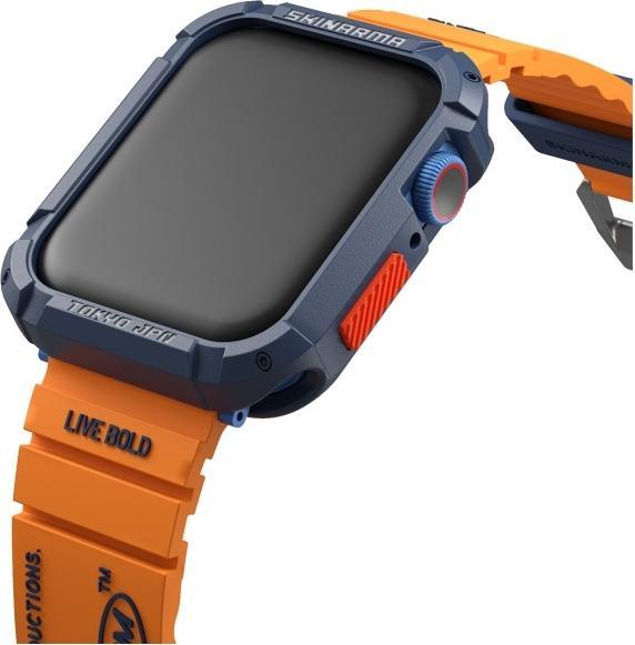 Produktbild Skinarma Band Shokku Apple Watch 45/44/42mm orange (Kunststoff, Silikon)