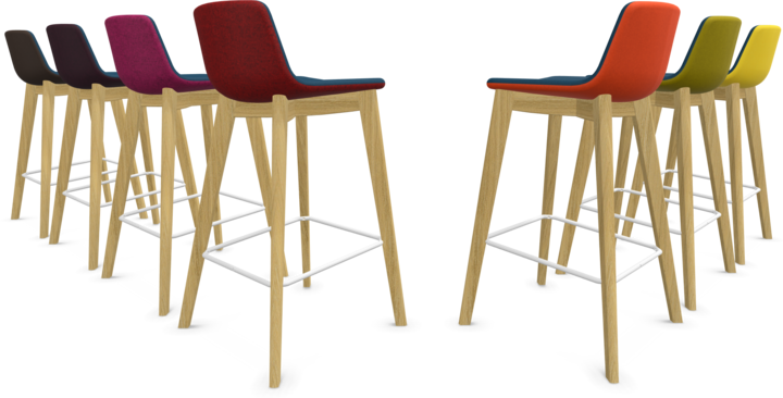 Actual product image Narbutas Twist & Sit Bar Stool