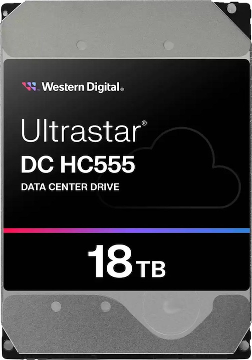 Produktbild WD Ultrastar DC HC555 3.5inch 26.1 18TB 512 7200RPM SATA ULTRA 512E SE NP3 DC (18 TB, 3.5", CMR)