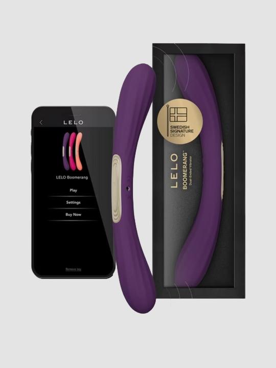 Productafbeelding LELO - Boomerang Doppelender Vibrator Lila