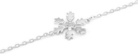 Produktbild Beneto Stylish silver bracelet Snowflake AGB638 / 21 (L)