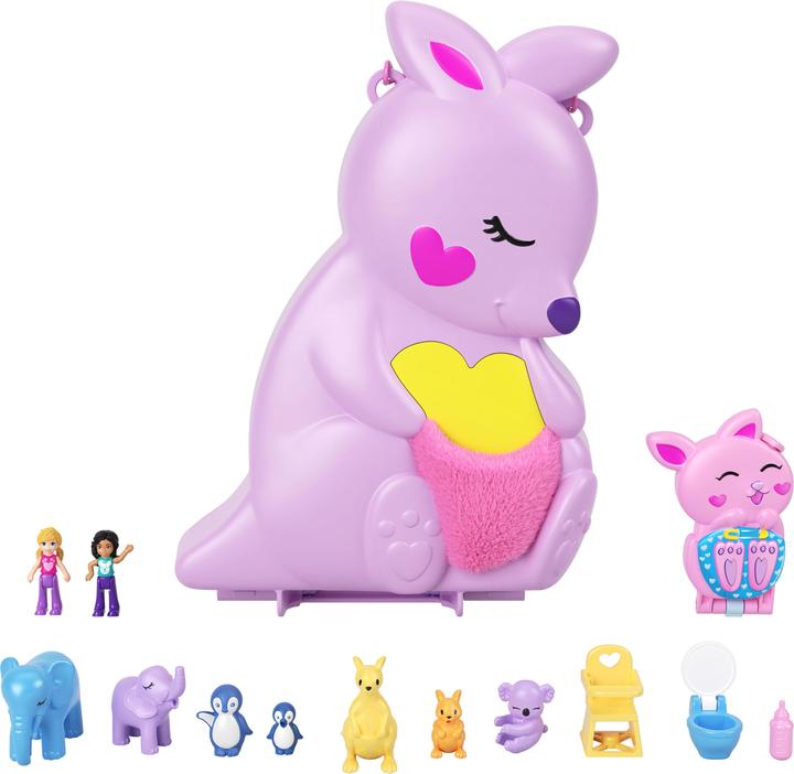 Polly Pocket Mama and Joey Kangaroo Casket