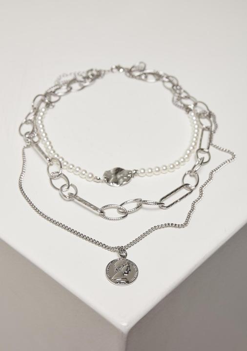 Immagine prodotto Urban Classics Collana a strati Ocean (Array, Copolimero acrilonitrile-butadiene-stirene copolimero, Materiale superiore 1: 50% ferro 30% lega di zinco 20% plastica, Materiale superiore 2: 50% ferro 30% lega di zinco 20% plastica)