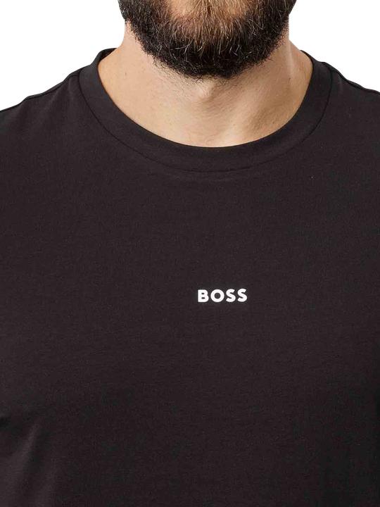 Actual product image Hugo Boss Boss Orange Short Sleeve TChup T-Shirt Relaxed Fit Black (3XL)