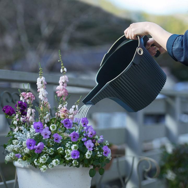 Actual product image Hachiman Garden Beetle Watering Can L Black (5 l)