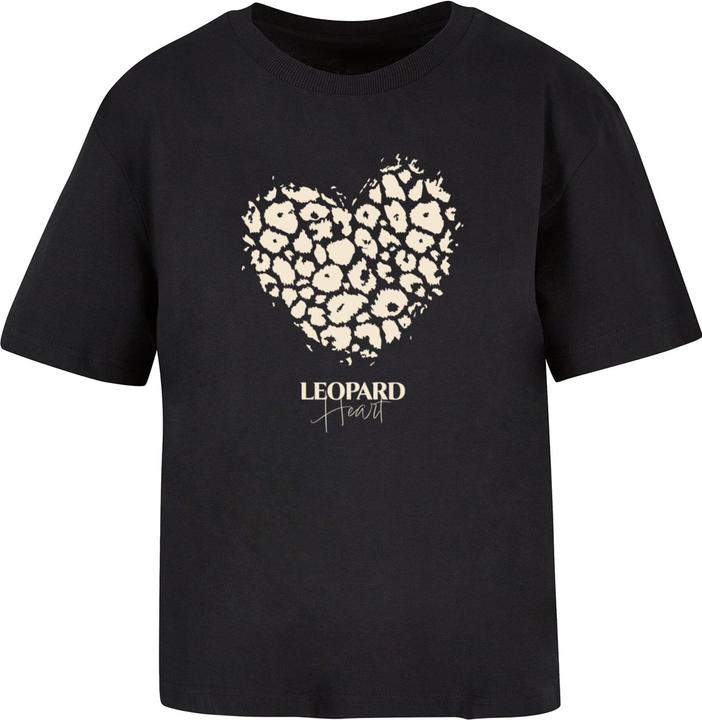 Actual product image Merchcode Ladies Leopard Heart Everyday Tee - 193473 (M)