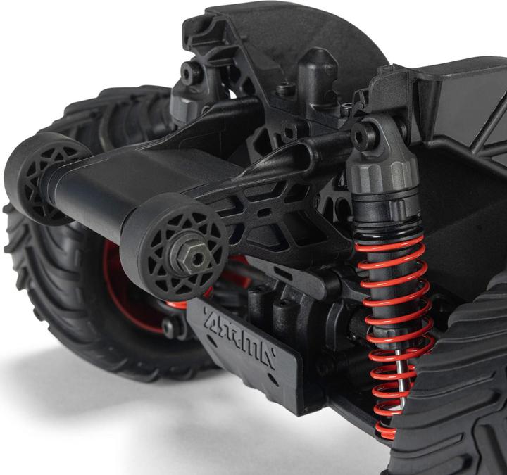 Produktbild Arrma Monster Truck Quake Grom 4x4 Brushed RTR 1:16 Rot (RTR Ready-to-Run)