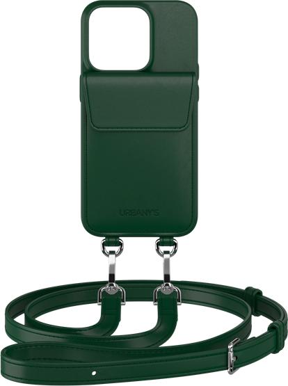 Produktbild Urbany's Necklace Case Handekette+ iPhone 15 Pro Racing Green