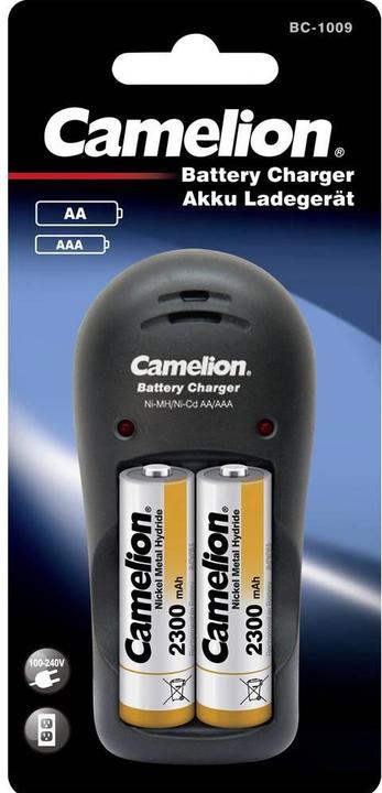 Camelion Plug-in charger Plug-In BC-1009 (1 pcs., AA, AAA, 2000 mAh)