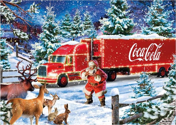 Productafbeelding Schmidt Spiele Coca Cola Kerstwagen 1000 stukjes (1000 onderdelen)