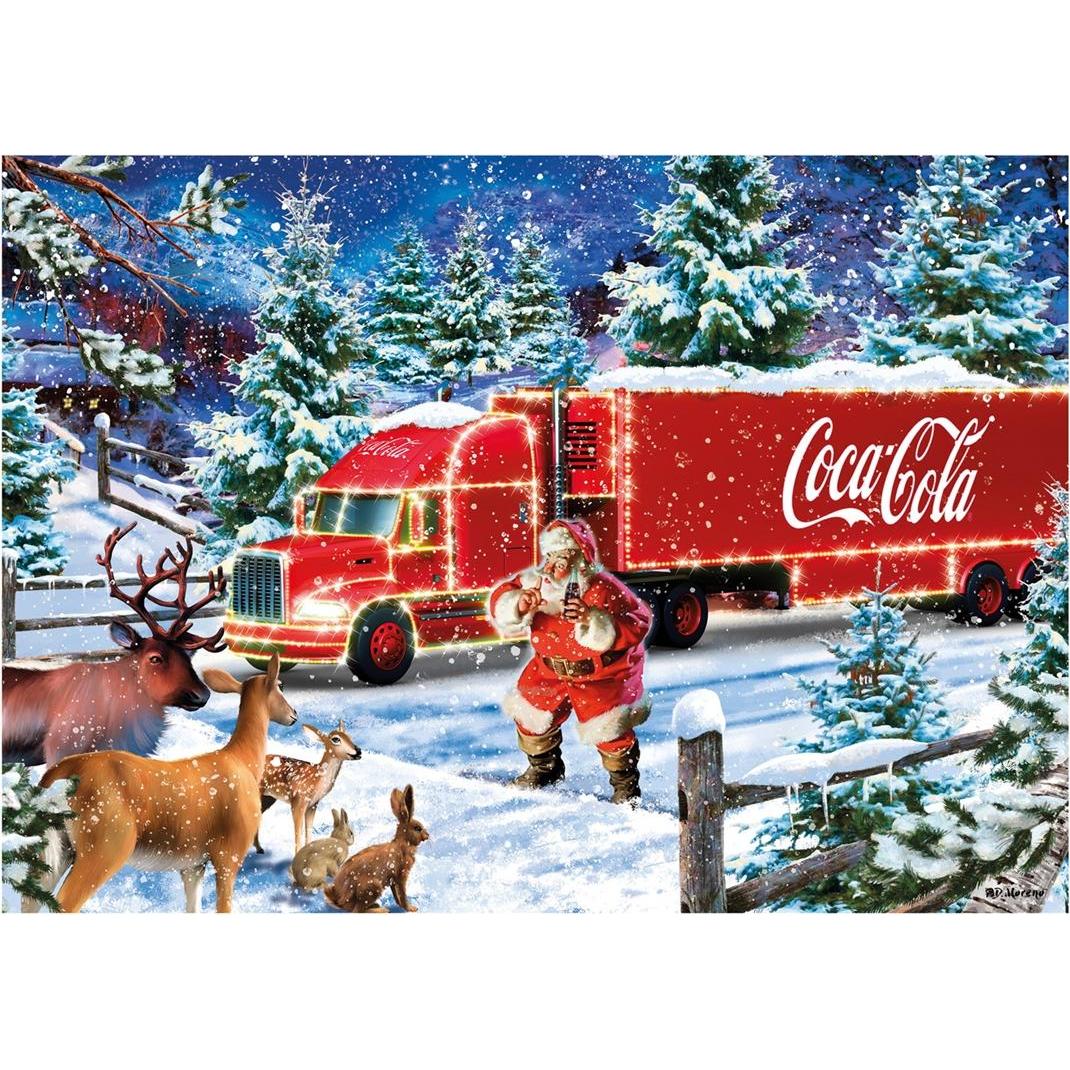 Thumbnail - Schmidt Spiele Coca Cola Christmas-Truck 1000 Teile (1000 Teile)
