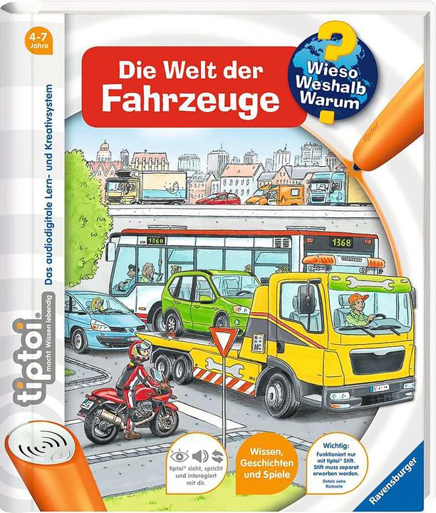 Produktbild tiptoi Die Welt der Fahrzeuge (Deutsch, Daniela Flucht, 2013)