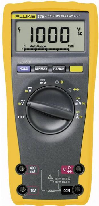 Fluke Multimètre portable numérique 175 Ka (CAT III 1000V, CAT IV 600V)