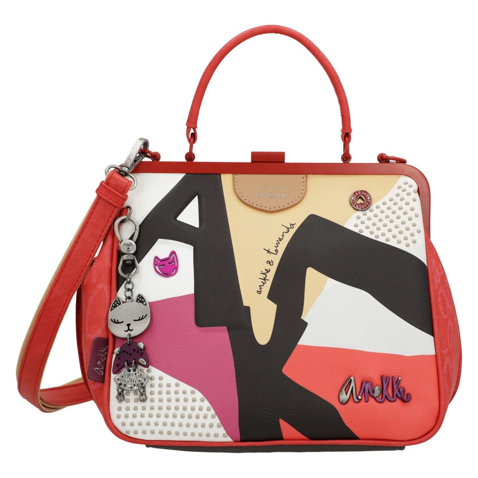 Anekke, Damen, Handtasche, Hollywood Fashion Doctor Bag, Mehrfarbig