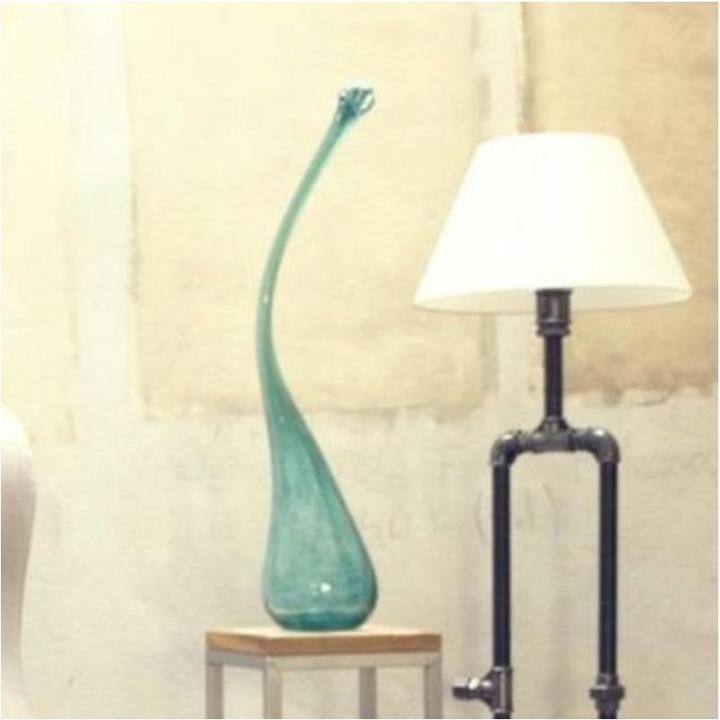 Immagine prodotto Gie El AGL0141 - Vaso di vetro SWAN grande turchese (1 x)
