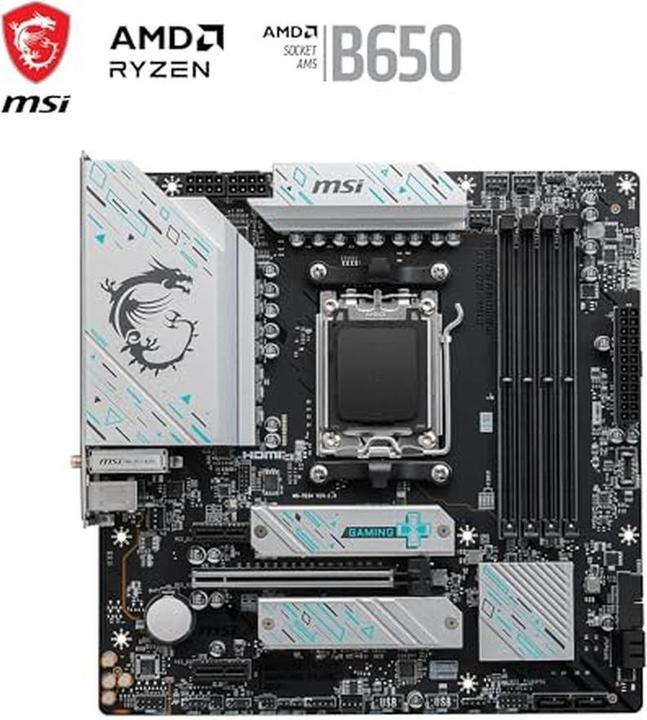 Productafbeelding MSI AM5 B650M GAMING PLUS WIFI M-ATX (AM5, AMD B650, mATX)
