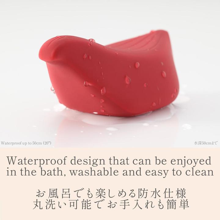 Actual product image Tenga iroha+ kushi by - quiet and very strong vibrator, soft-touch silicone, nadeshiko (pink)