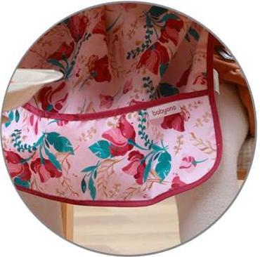 Babyono Bavaglino con maniche lunghe Floral 2-4 anni (24 Mesi)