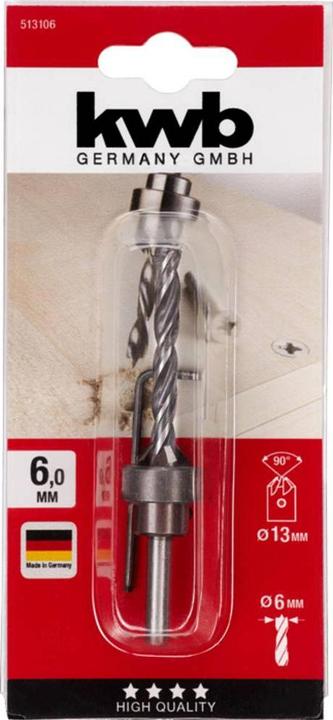 Produktbild kwb Holzspiralbohrer Set (6 mm)