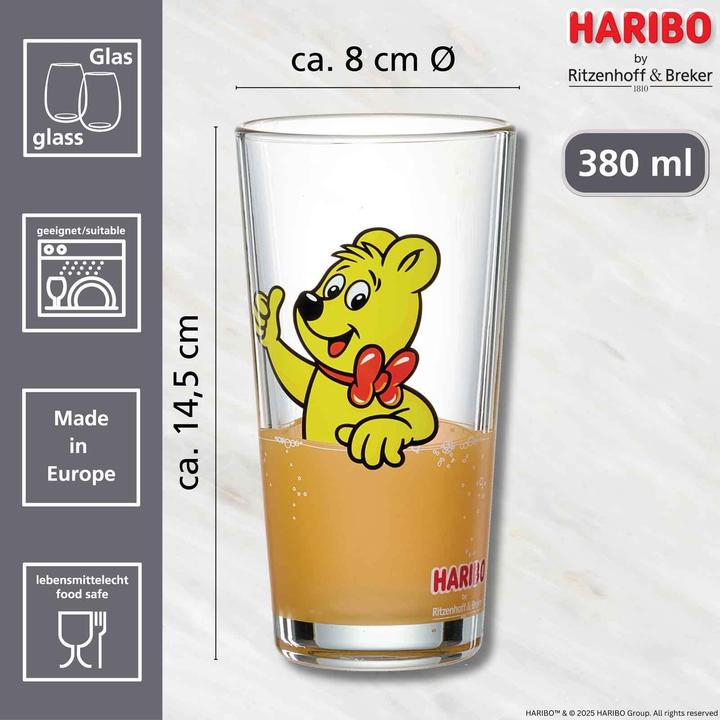 Produktbild Ritzenhoff & Breker Haribo Thumbs Up Trinkgläser (0.38 l, 6x)
