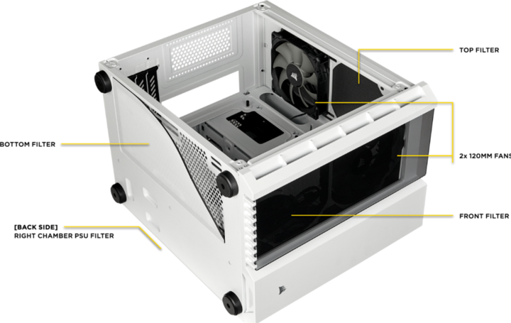 Productafbeelding Corsair Kristal 280X TG (mATX)