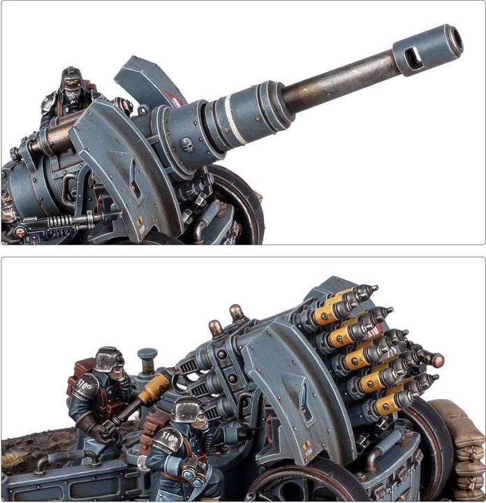 Actual product image Games Workshop Warhammer 40k - Astra Militarum Equipe d'Artillerie de Krieg (Plastic)