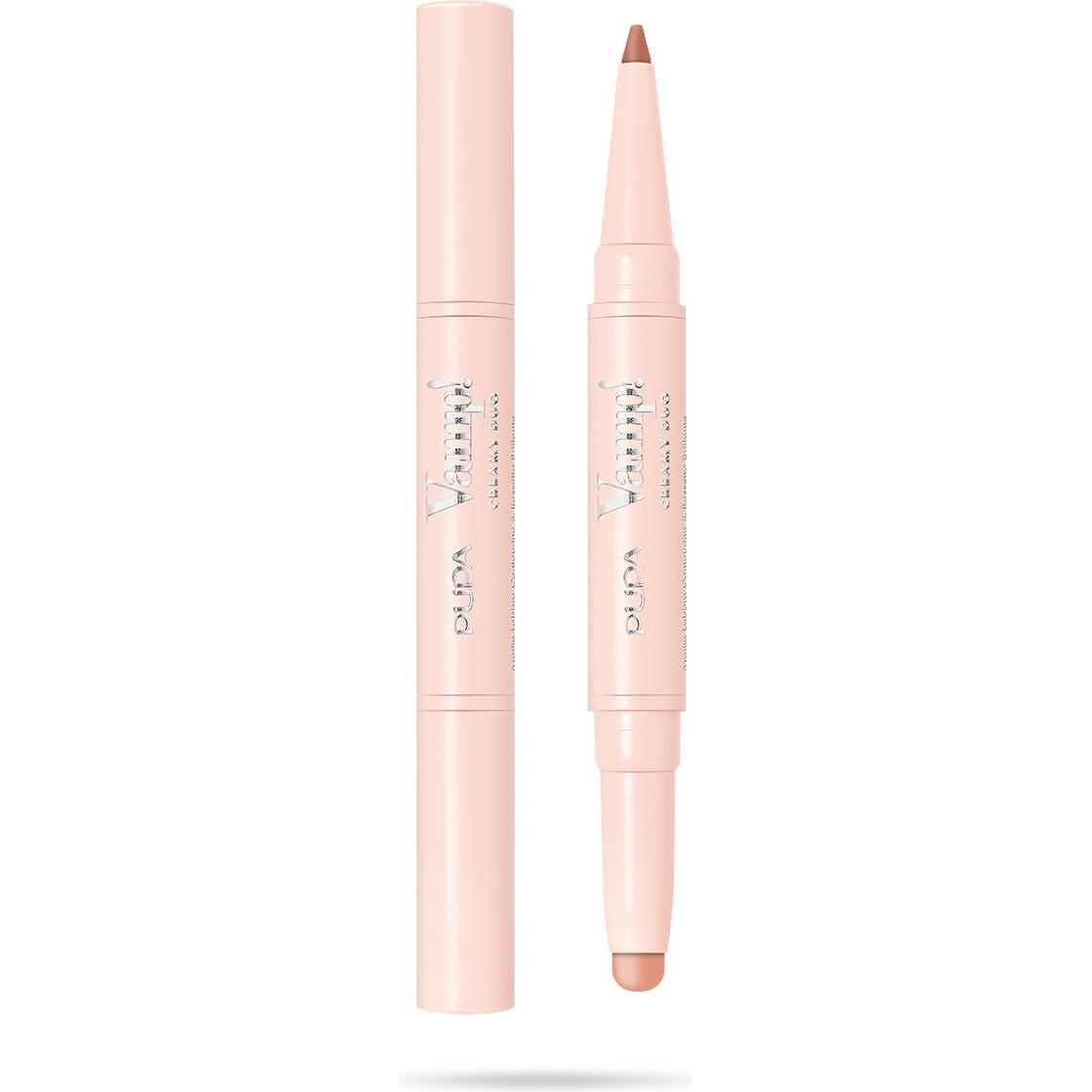 Pupa Milano, Lipliner, Pupa Vamp! Creamy Duo Fair Nude 01 (001 Fair Nude)