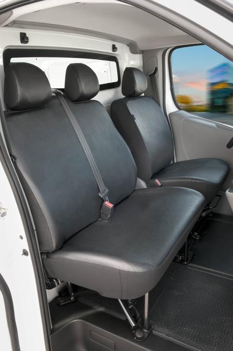 Produktbild Walser Sitzbezüge für Opel Vivaro, Renault Trafic, Nissan Primastar, ES und DB vorne BJ 06/2001 - 07/2014