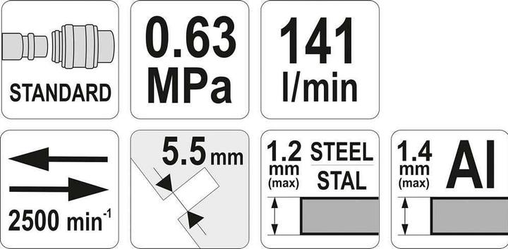 Actual product image Yato YT-09946