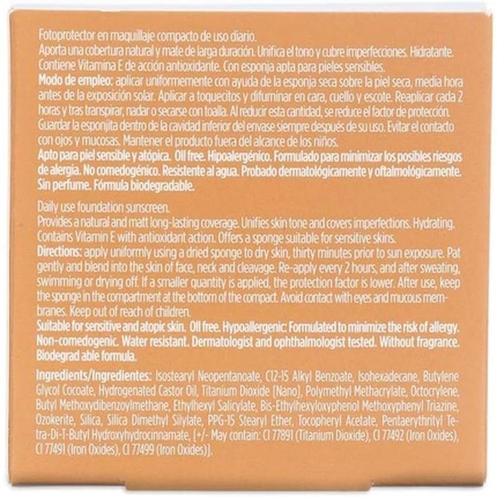 Actual product image Isdin Fotoprotector Compact Oil Free Sunscreen SPF50+ 10g - Bronze (Bronze)