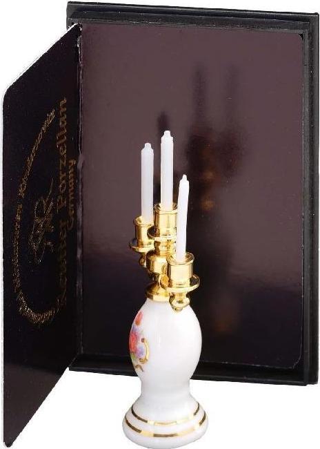 Actual product image Reutter 001.637/6 - Candle Holder, 3-armed, miniature