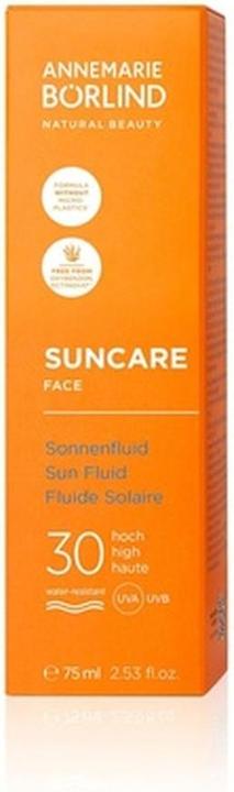Produktbild Annemarie Börlind Börlind Sonne FACE Sonnenfluid Lichtschutzfaktor 30 75 ml (Sonnencreme Gesicht, SPF 30, 75 ml)