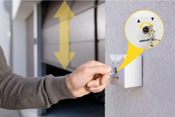 Actual product image Schellenberg 25101 Door operator key switch surface-mounted