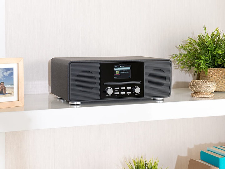 Actual product image VR-Radio Stereo Internet radio with CD player (DAB+, Web radio, Wi-Fi)
