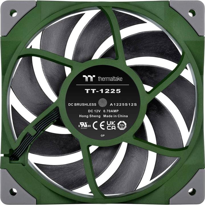 Produktbild Thermaltake TOUGHFAN 12 Radiator Fan 1Pack Racing Green (120 mm, 1x)